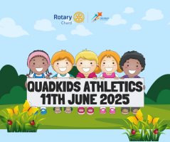 Rotary Club of Chard's Quadkids Athletics Event 2025